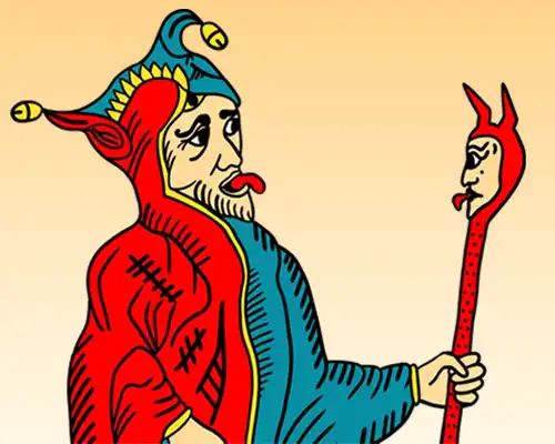 Cartouche image du fou - article oracle de Marseille