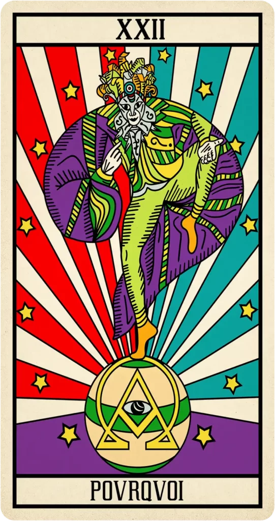 Carte arcane POURQUOI de l'oracle de Marseille