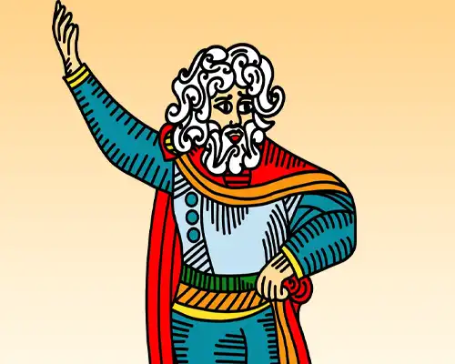 Cartouche - carte l'orateur - oracle de Marseille