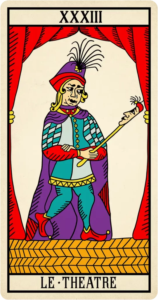 Carte arcane théâtre l'oracle de Marseille