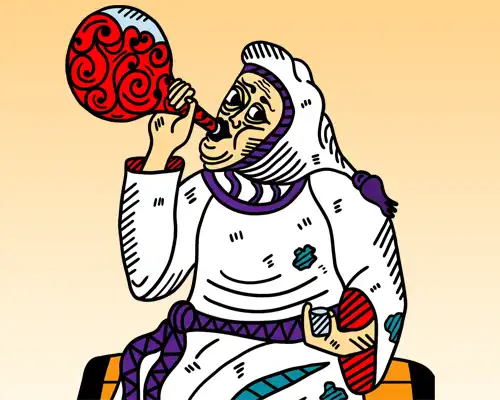 Cartouche - carte l'ivrogne - oracle de Marseille