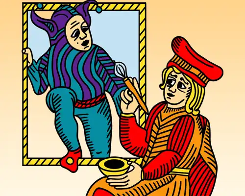 Cartouche - carte le l'artiste- oracle de Marseille