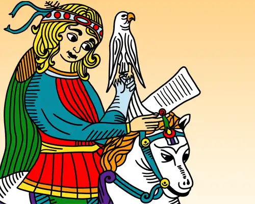 Cartouche - carte le message - oracle de Marseille