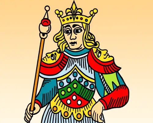 Cartouche - carte le chariot - oracle de Marseille