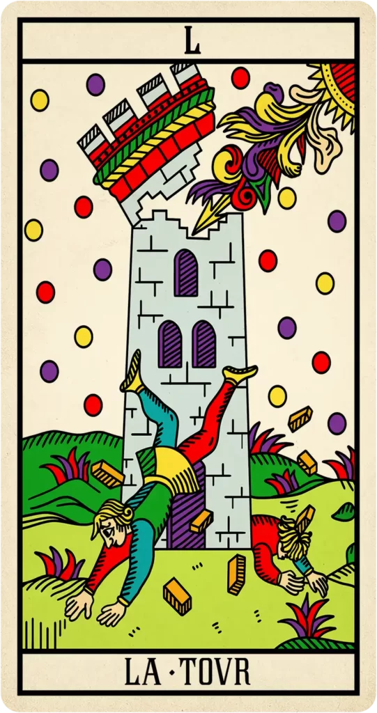 Carte arcane tour l'oracle de Marseille