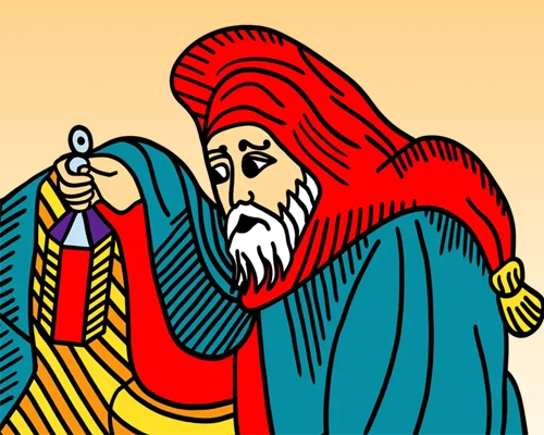 Cartouche - carte l'hermite - oracle de Marseille