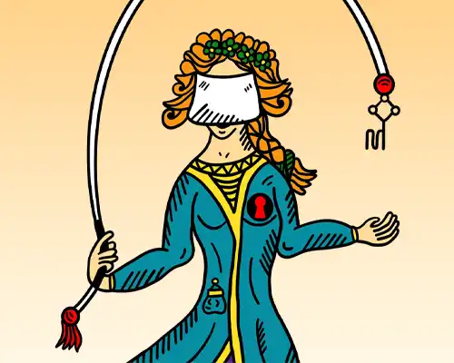 Cartouche - carte l'aveugle - oracle de Marseille