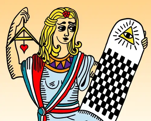 Cartouche - carte l'égalité - oracle de Marseille