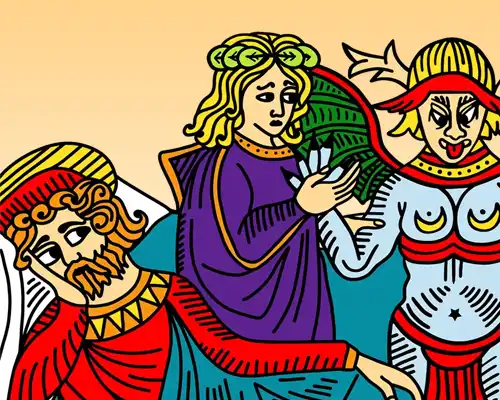 Cartouche - carte la paix - oracle de Marseille