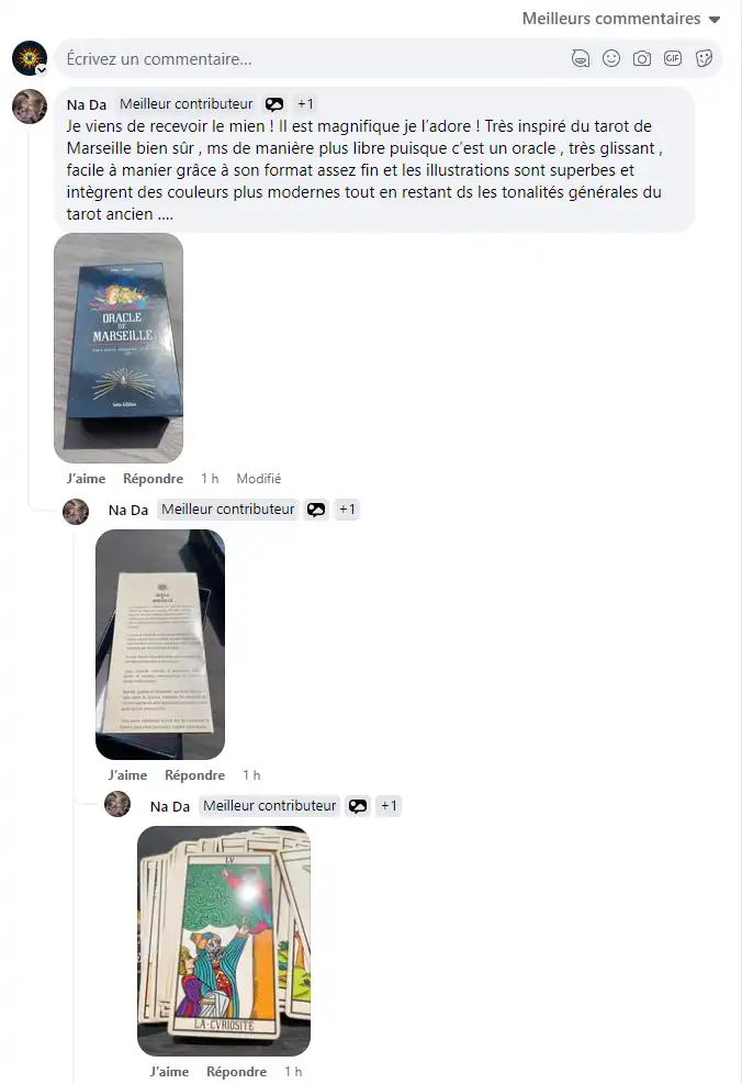 Commentaires positifs des internautes